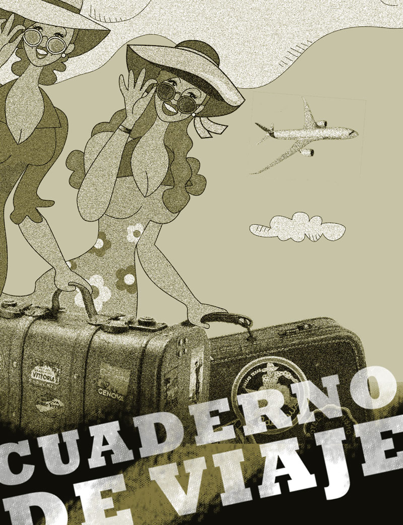 Cuaderno de viaje, ilustración de Montse Noguera